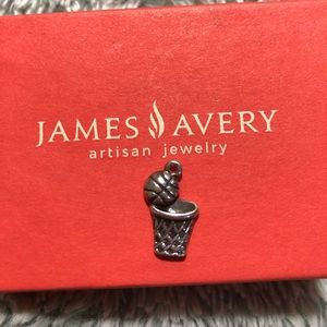 James Avery Basketball & Hoop Charm